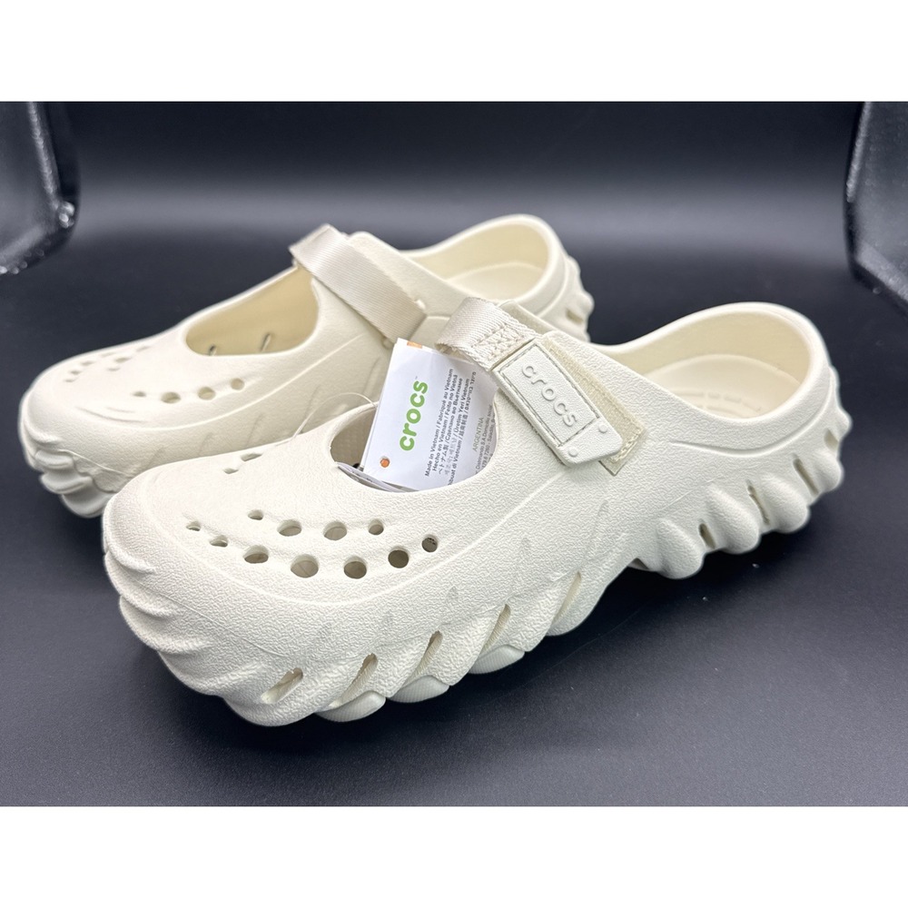 Crocs Echo Mary Jane Clog in Summit White (New/Sealed) US W9